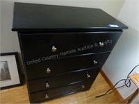 Black chest of drawers