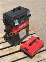 2pc Craftsman Red/blk Tool Boxes