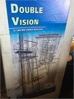 Double Vision 15ft ladder 2 man tree stand (NIB)