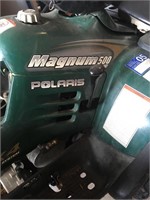 Polaris Magnum 500 4-wheeler with Blade