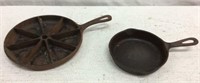 2 Wagner Ware Cast Iron Skillets - 10A