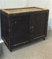 Cabinet On Casters W/ Theater Lighting Equip. - 9B