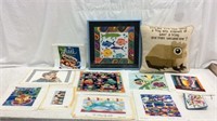 Assorted Needlepoint Tapestries & Pillow - 10B
