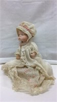 7" T Porcelain Baby Doll - 10A