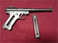 Ruger Pistol, Mark I W/ Mag 22