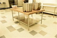Boos Block commercial grade stainless steel