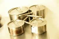 (4) Update Commercial stainless steel pots with