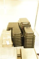 Large lot of food pans to include: (4) SPJL40