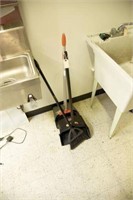Rubbermaid broom and dust pan, and HDX broom