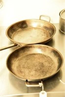 (2) Thunder Group commercial grade frying pans