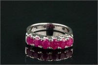 1.80ct Ruby and Sterling Silver Ring CRV$1250