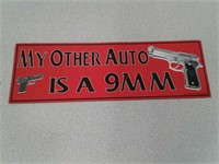 new "my other Auto is a 9mm" magnet