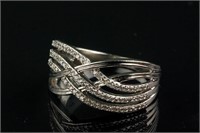 Sterling Silver 0.40ct Diamond Ring CRV$899