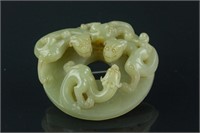 Ming Dynasty Chinese Hetian Jade Bi Disc