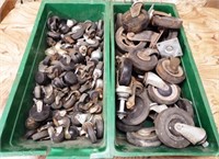 Two Large Tubs of Caster Wheels & More