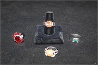 4pc Jewelry, Morganite Estate Ring, Mediterranean