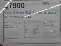 2007 GMC SAVANA SL 1500 1GKFG15TX71157252