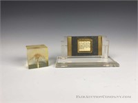 Deco Desk Calendar and Paperweight