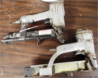 Two Paslode Air Staple Guns / Staplers