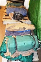 Large lot of Camping Items Tents Backpacks & More