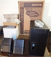 Advent AV370 3 Piece Power Speaker System