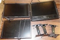 Three Computer Monitors / Screens