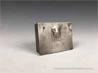 Art Deco Lion Stamp Box - Ges Gesch Austria