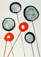 Alexander Calder Colored lithograph Untitled 2