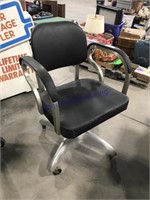 Old office chair on wheels