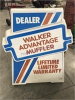 Walker Advantage Muffler advertising - 41" tall