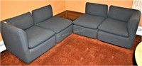 Contemporary Steelcase 5pc Sectional