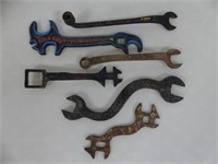 BOX- 6 ASSORTED WRENCHES