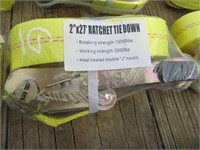 New/Unused 2"X27' Ratchet Tie Down
