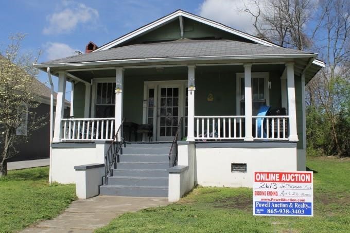 Online Only ABSOLUTE Auction of 3 Knoxville Investment Prope