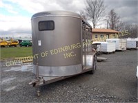 2016 CALICO T/A TWO HORSE SLATE TRAILER