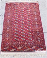 Turkoman Carpet - 4'2" X 6'6"