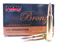 (20) rds PMC 223 REMINGTON Bronze 55 gr Cartridges