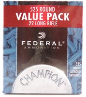 Federal 525 rds .22 LR Cartridges