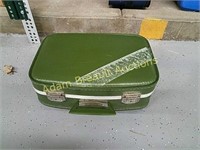 Vintage hard shell small suitcase