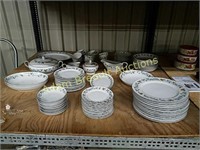 88 piece Vintage Fine China porcelain dish set