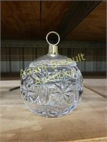 5 inch leaded crystal candy dish