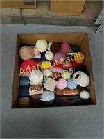 Large box assorted yarn