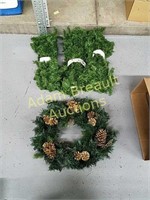 Christmas wreath, Pine Garland