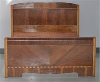 Vintage Single Wood Bed Frame