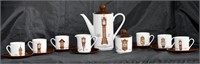 18 pc Porcelain Coffee Set - Holland