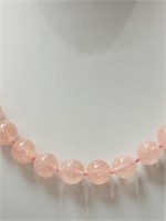 Sterling Silver Morganite Necklace. Insurance