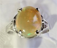 14kt White Gold Opal (3.00ct) Ring Insurance