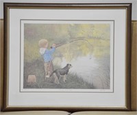 Framed Limited Edition Print Signed John Newby