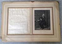 1864 Fitz-Greene Halleck Original Letter