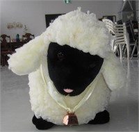 Large Stuffed Wool Lamb